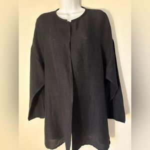 Vintage Eileen Fisher Black Tunic